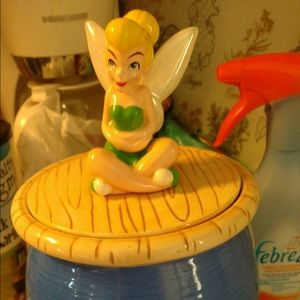 Adorable Tinker Bell cookie jar/stuff